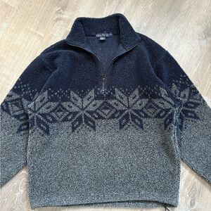 Vintage Nautica quarter zip fleece